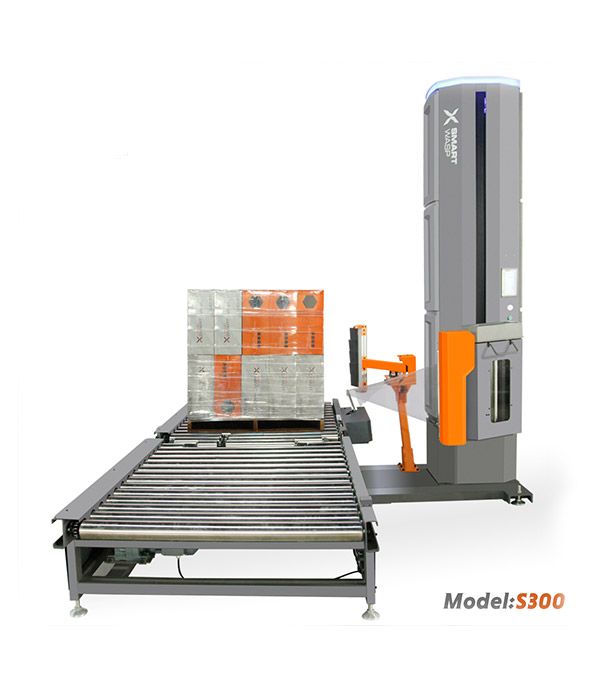 Let's look at a pallet wrapping machine!