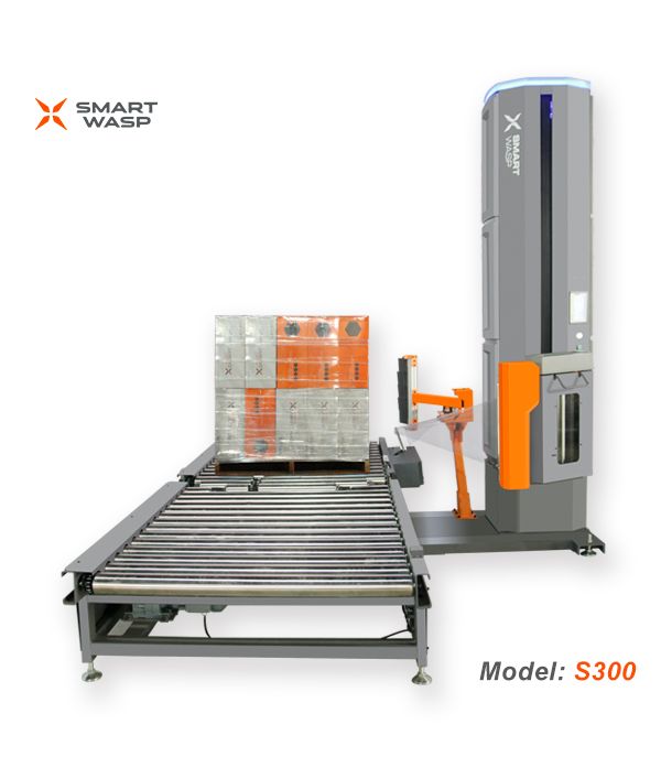 S300 Model Inline Fully Automatic Pallet Wrapping Machine