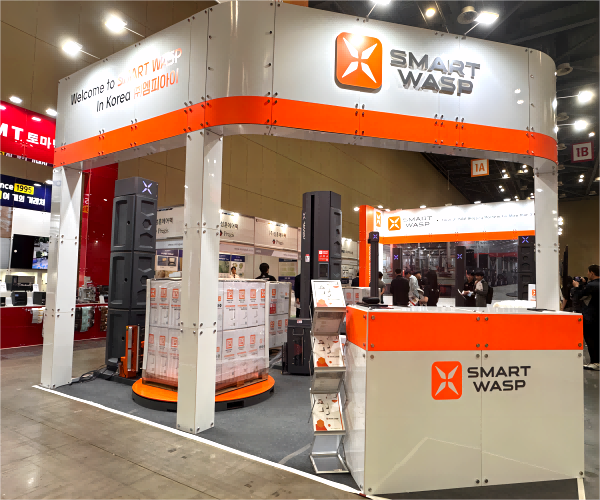 SMART WASP VI “Orange” debuts at the Korea Pack 2024 exhibition in Seoul