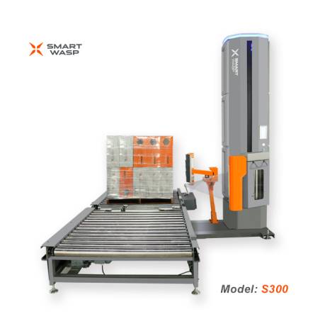 Model Inline Fully Automatic Pallet Wrapping Machine