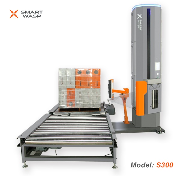 S300 Model Inline Fully Automatic Pallet Wrapping Machine