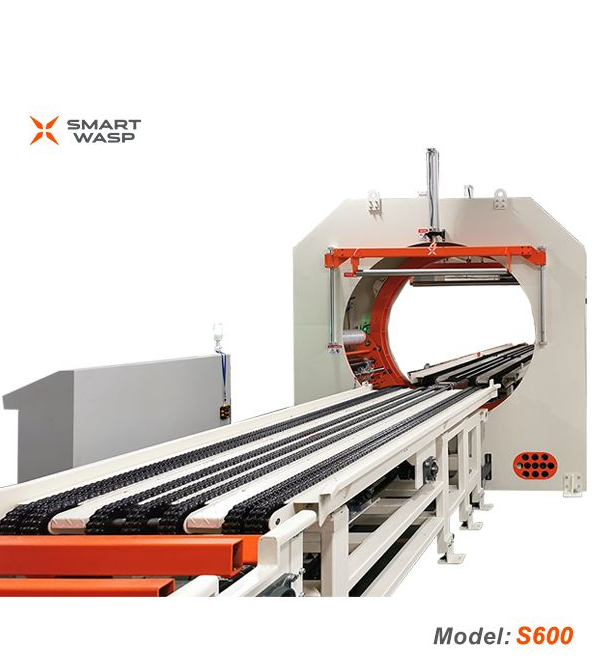 Online Automatic Pallet Wrapping Machine