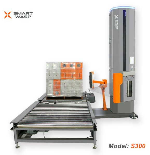 S300 Model Inline Fully Automatic Pallet Wrapping Machine